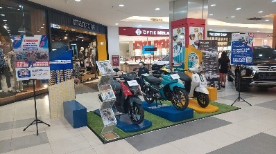 Yamaha Bertabur Promo di Pameran Jambi Otomotif Show 2022 Jamtos