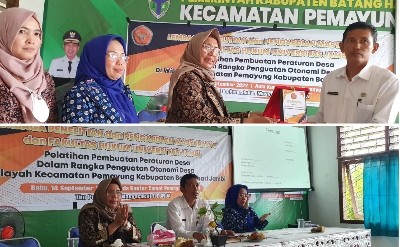 Sukses Pengabdian Masyarakat FH Unja, Pelatihan Pembuatan Perdes