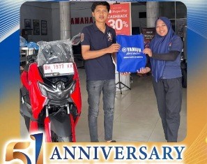 51 Tahun Anniversary Yamaha Indonesia, Yamaha Jambi Beri Gift Menarik