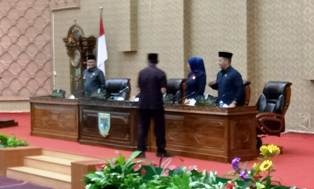 Wakil Walikota Jambi Sampaikan Nota Ranperda APBD-P 2022