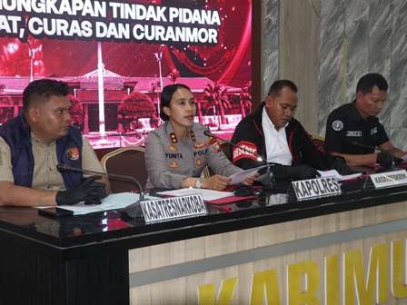 Polres Karimun Ungkap Tiga Kasus Pencurian, Serta Amankan Narkotika Jenis Sabu