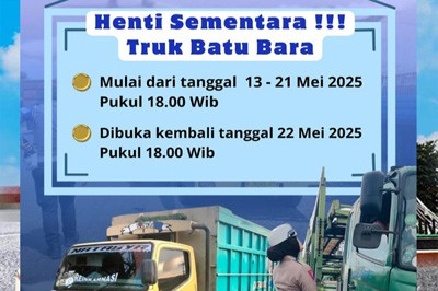 Berikan Kenyamanan Bagi CJH Tahun 2025 Sesuai Surat Pengumuman Gubernur Jambi, Satlantas Polresta Hentikan Sementara Truck Angkutan Batubara