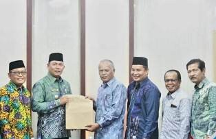Wakil Bupati H Hairan Terima  Kunjungan Kerja DPRD Kota Sungai Penuh