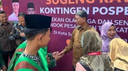 Bupati Merangin Ajak Santri Junjung Tinggi Sportivitas