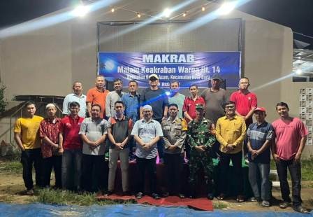 Malam Keakraban Warga RT 14, Kenali Asam Berlangsung Meriah
