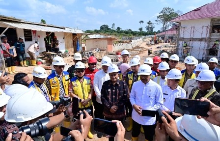 Wali Kota Maulana Dampingi Menteri Sosial RI Tinjau Pembangunan Sekolah Rakyat
